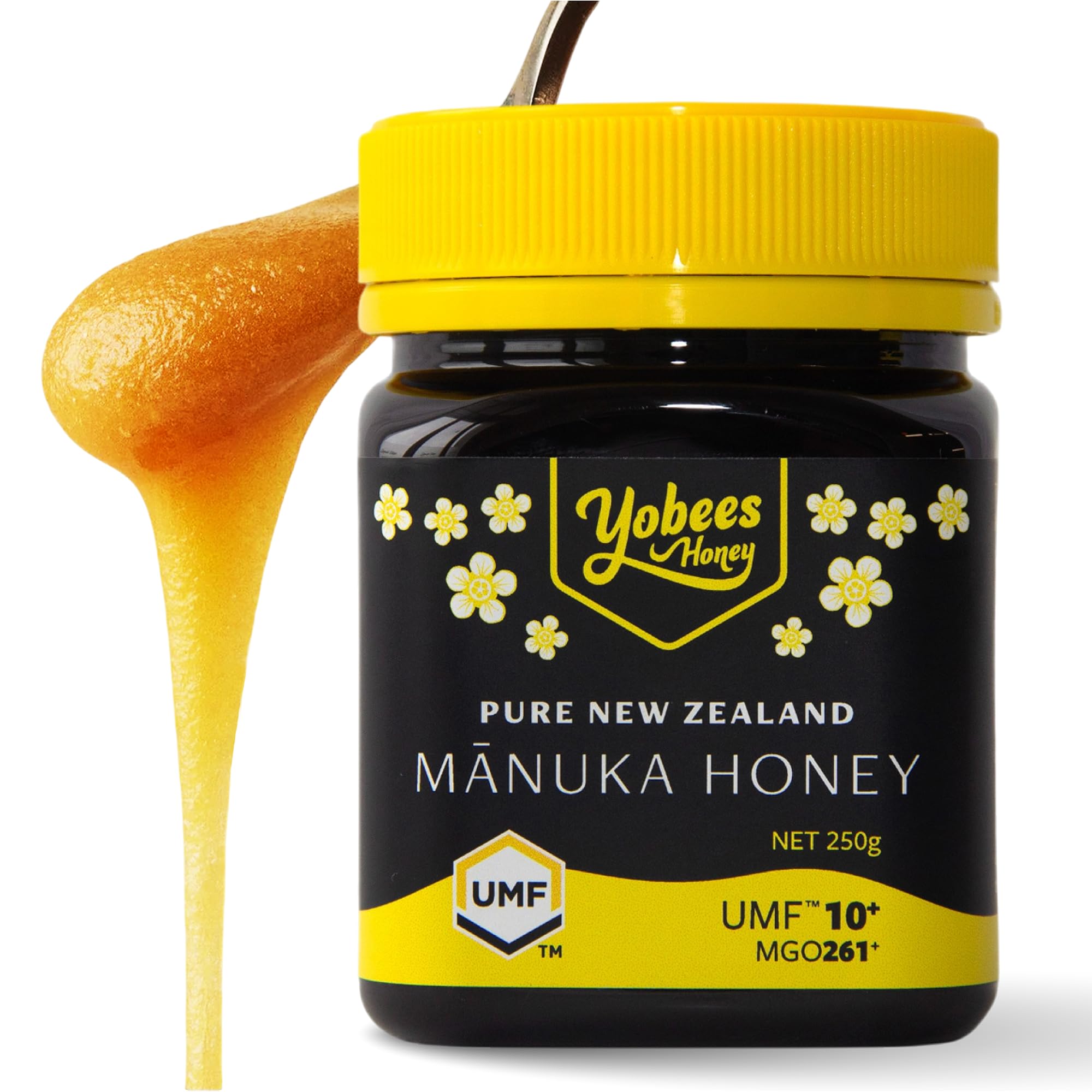 Amazon.com : Yobees Honey Raw and unpasteurized New Zealand Manuka